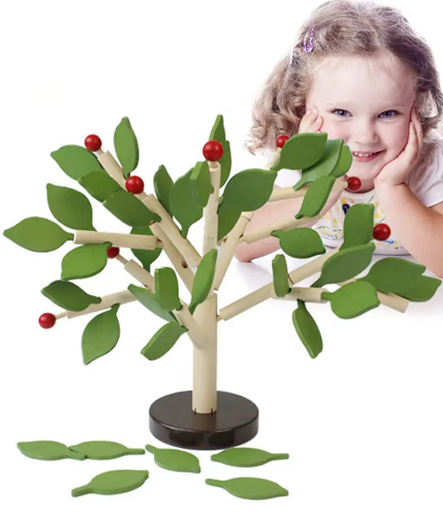 Building Block Leaf Tree Children's DIY Handmade Three-dimensional Intelligence Toys beldemo5-toys2