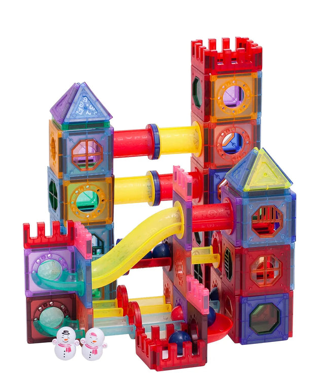158PCS Magnetic Building Blocks,3D STEM Tiles Magnets For Kids Construction Learning Educational Magnetic Toys For Boys Girls Toddlers Kids Birthday Gifts beldemo5-toys2