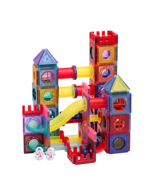 158PCS Magnetic Building Blocks,3D STEM Tiles Magnets For Kids Construction Learning Educational Magnetic Toys For Boys Girls Toddlers Kids Birthday Gifts beldemo5-toys2