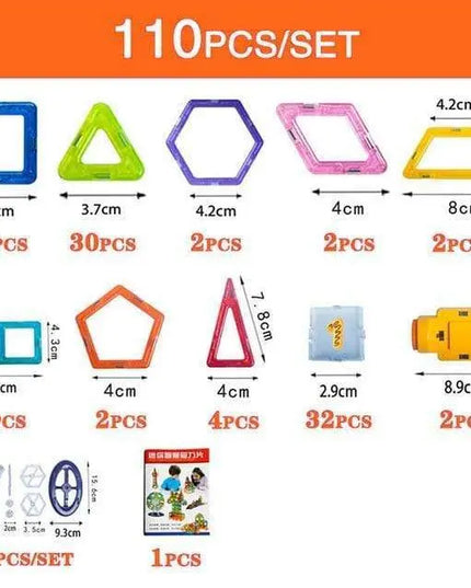 Magnetic Building Blocks DIY Magnets Toys For Kids Designer Construction Set Gifts For Children Toys beldemo5-toys2