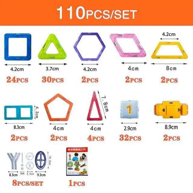 Magnetic Building Blocks DIY Magnets Toys For Kids Designer Construction Set Gifts For Children Toys beldemo5-toys2