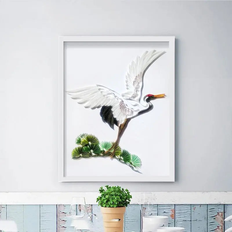 Quilted Paper Illustration Material Package Set Lobby Decoration Painting Slot beldemo5-toys2