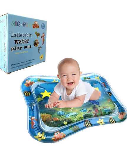 Baby Inflatable Water Mat, Infants Summer Beach Water Mat Patted Pad Water Cushion For Infants Toddlers Summer Activity Play Toys Baby Pillows beldemo5-toys2