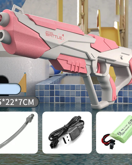 Space Water Gun Electric Automatic Water Absorption Water Fights Toy Outdoor Beach Swimming Pool Bath Toys For Children Kid Gift beldemo5-toys2
