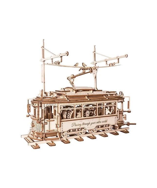 Rokr Classic City Tram 3D Wooden Puzzle LK801 Building Toys Jigsaw For Xmas Gift beldemo5-toys2