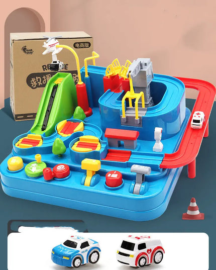 Car Adventure Adventure Toys Children Toy Girls Car Park 3 Train 4 Car Track Kids Toy beldemo5-toys2