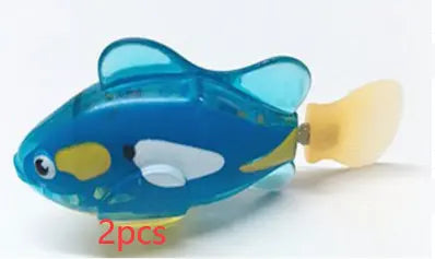 Cat Interactive Electric Fish Water Toy For Indoor Play Swimming Robot Fish Toys For Cat Dog Pet Baby Swimmer Bath Robofish Toys beldemo5-toys2