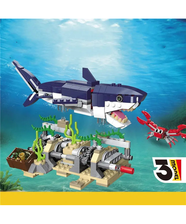 Building Blocks Changeable Series Submarine Creature Toys beldemo5-toys2