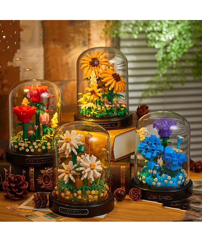 Small Particle Assembly Rose Decoration Toys beldemo5-toys2
