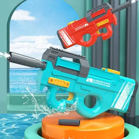 New P90 Electric Water Gun High-Tech Kids Toys Outdoor Beach Pool Large Capacity Summer Gel Blasting Water Gun For Adults beldemo5-toys2