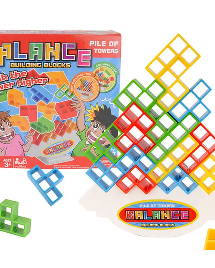Balance Stacking Board Games Kids Adults Tower Block Toys For Family Parties Travel Games Boys Girls Puzzle Buliding Blocks Toy beldemo5-toys2