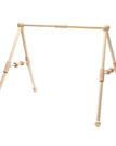 Wooden round fitness rack