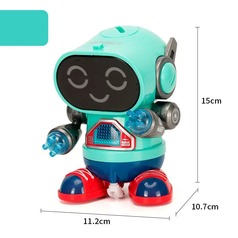 Electric Rock Robot, Music, Light, Automatic Walking, Swinging And Dancing Robot, Children's Toys beldemo5-toys2