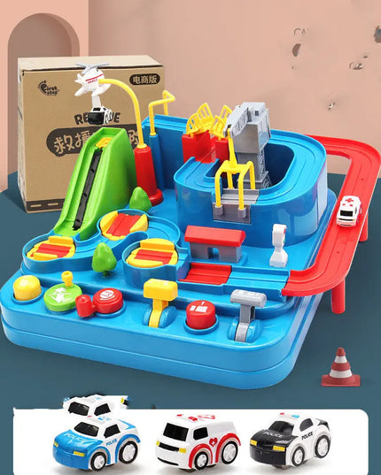 Car Adventure Adventure Toys Children Toy Girls Car Park 3 Train 4 Car Track Kids Toy beldemo5-toys2