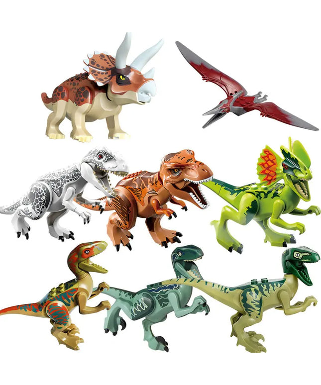 Building Blocks Mini Dinosaur Bricks Figures Kids Toys For Children beldemo5-toys2