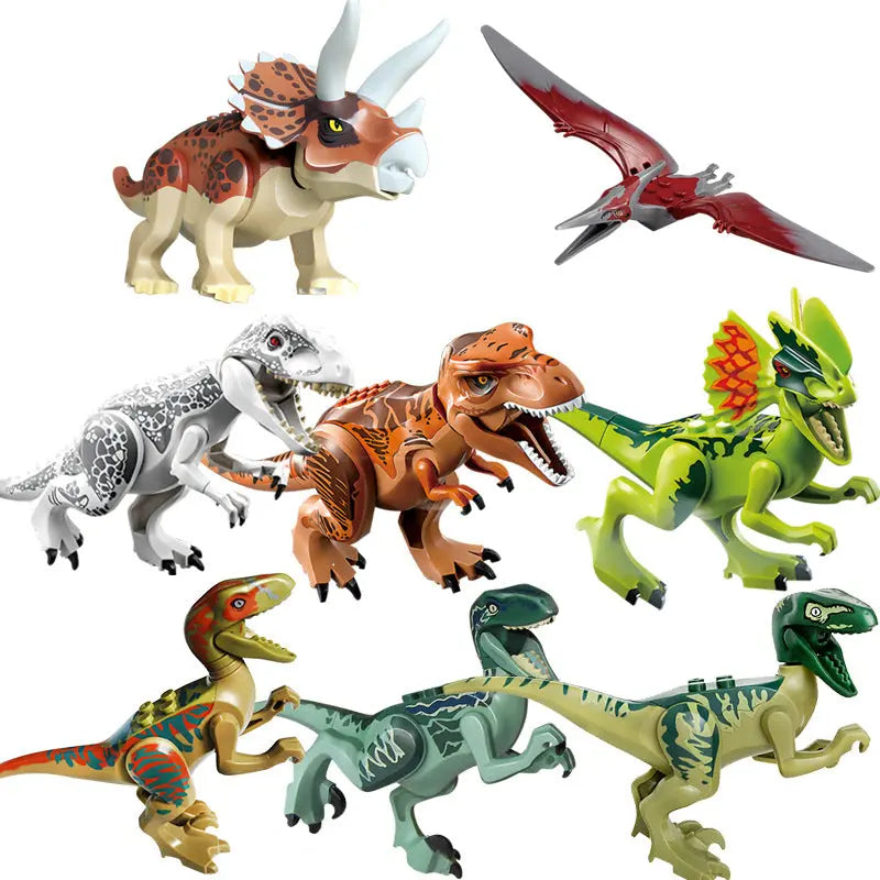 Building Blocks Mini Dinosaur Bricks Figures Kids Toys For Children beldemo5-toys2