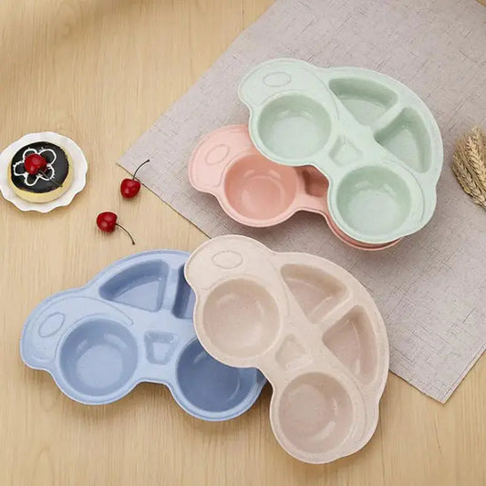 Wheat meal plate Bells toys