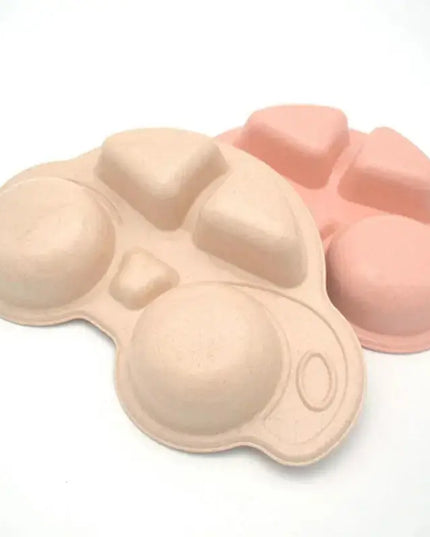 Wheat meal plate Bells toys