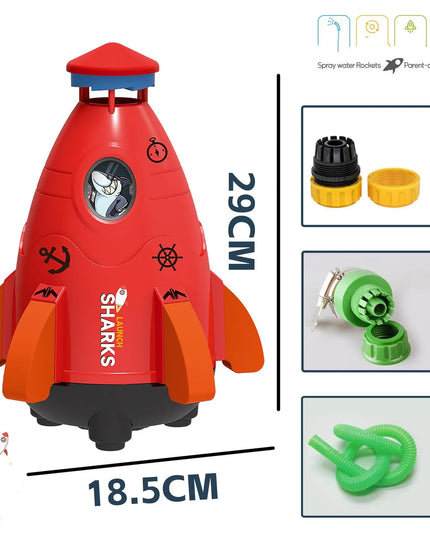 Kids Space Rocket Sprinkler Spinner beldemo5-toys2