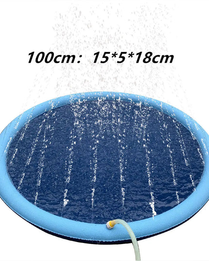 Non-Slip Splash Pad For Kids And Pet Dog Pool Summer Outdoor Water Toys Fun Backyard Fountain Play Mat beldemo5-toys2