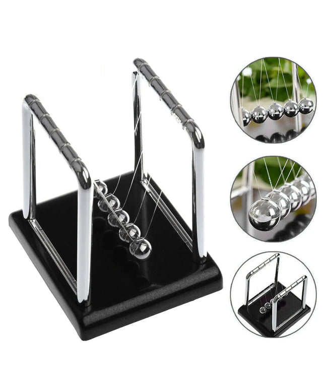 Newtons Cradle Steel Balance Ball Physics Science Pendulum Early Development Educational Desktop Toy Gift Office DecorationNewtons Cradle Pendulum Balance Ball Perpetual Motion Physics Decor Gift beldemo5-toys2