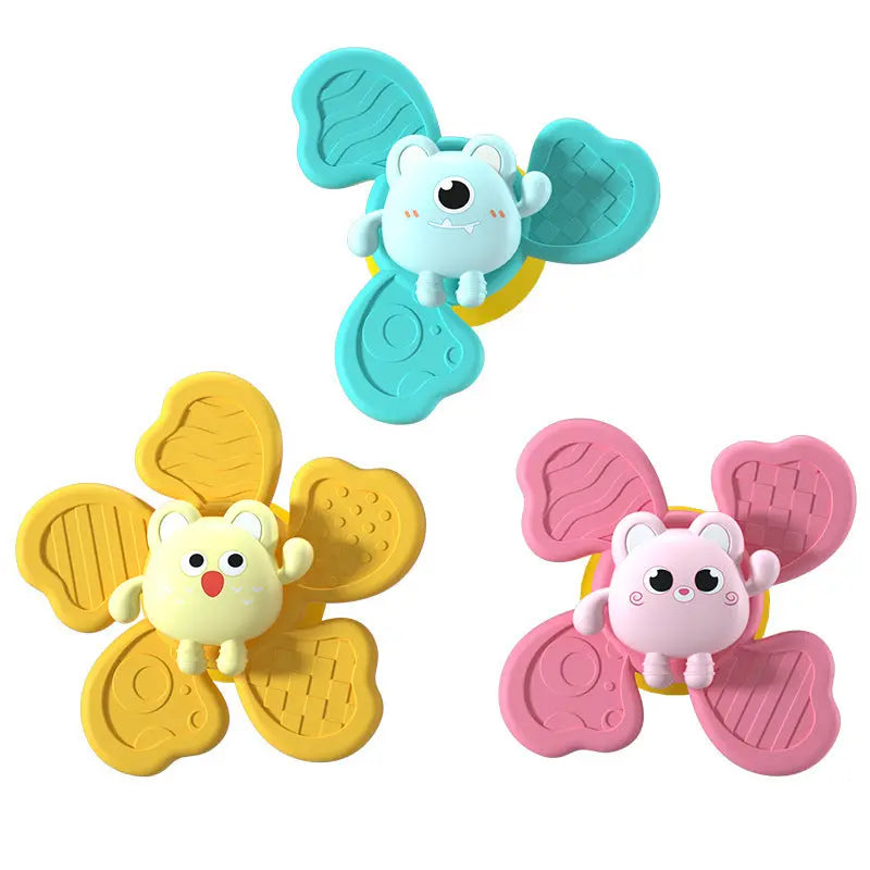 Baby Bath Spinning Top Toy Safe Interesting Baby Bath Toys Animal Hand Spinner Toys With Suction Cups Spin Toy beldemo5-toys2