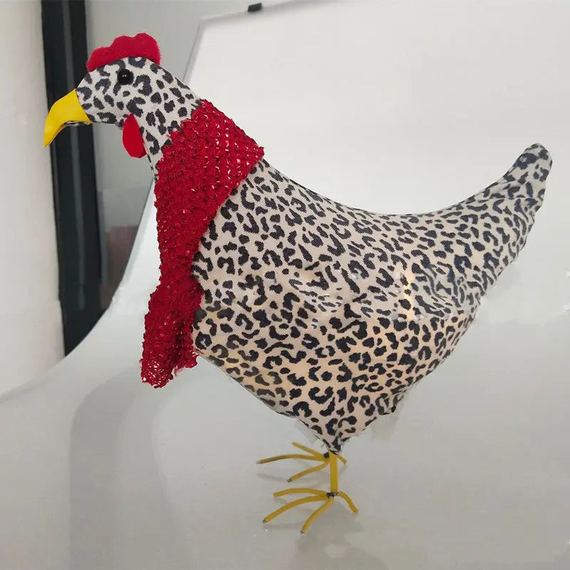 Chicken With Scarf Holiday Decoration beldemo5-toys2