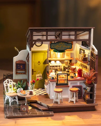 Rolife No.17 Cafe Miniature House Kit DG162 3D Wooden Building Toys For Gifts beldemo5-toys2