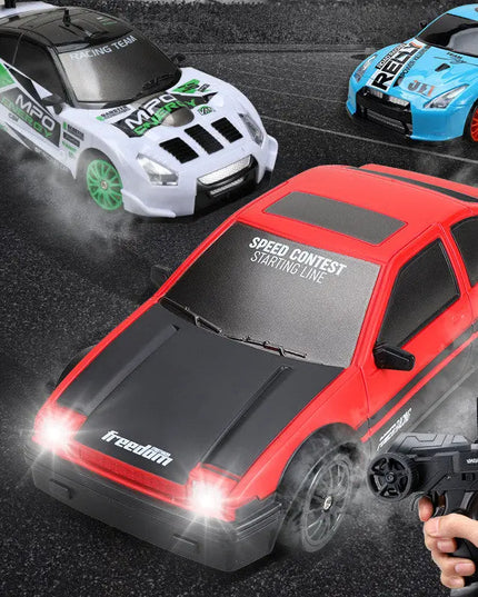 2.4G Drift Rc Car 4WD RC Drift Car Toy Remote Control GTR Model AE86 Vehicle Car RC Racing Car Toy For Children Christmas Gifts beldemo5-toys2