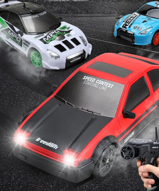 2.4G Drift Rc Car 4WD RC Drift Car Toy Remote Control GTR Model AE86 Vehicle Car RC Racing Car Toy For Children Christmas Gifts beldemo5-toys2