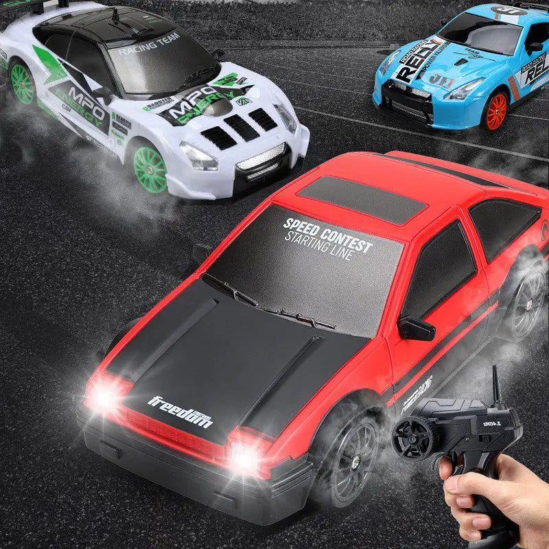 2.4G Drift Rc Car 4WD RC Drift Car Toy Remote Control GTR Model AE86 Vehicle Car RC Racing Car Toy For Children Christmas Gifts beldemo5-toys2