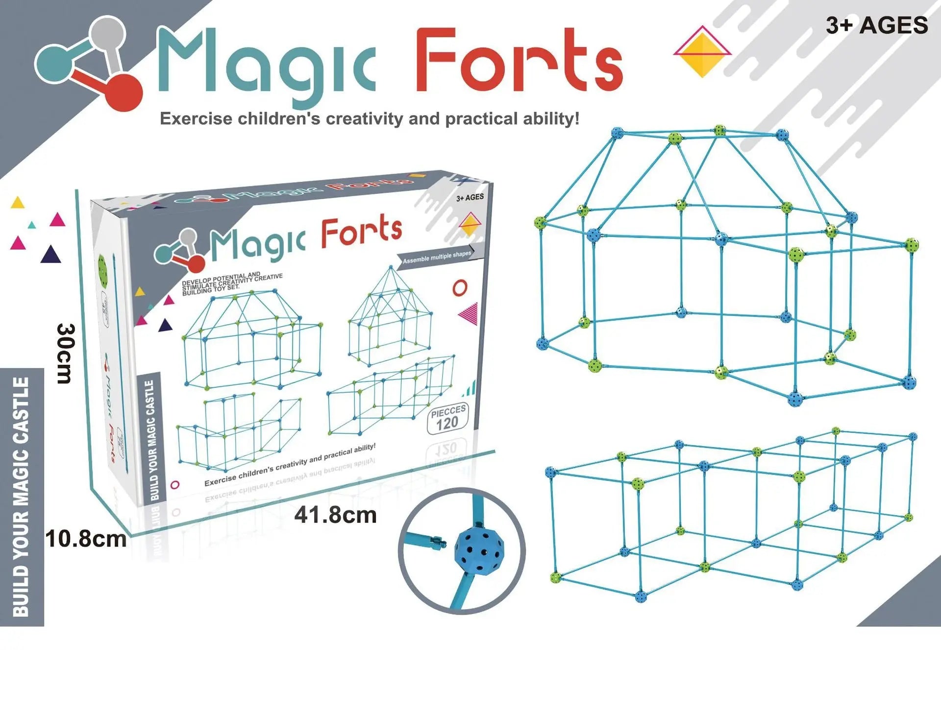 Indoor And Outdoor Diy Tent Children Assembling Toys beldemo5-toys2