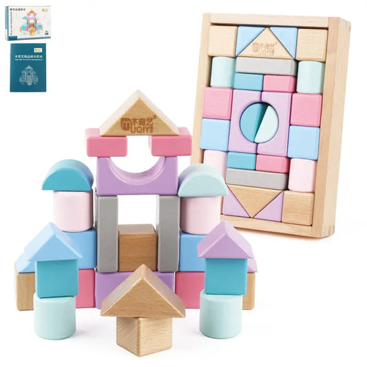 Push and build children's educational toys Bells toys