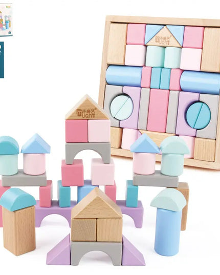 Push and build children's educational toys Bells toys