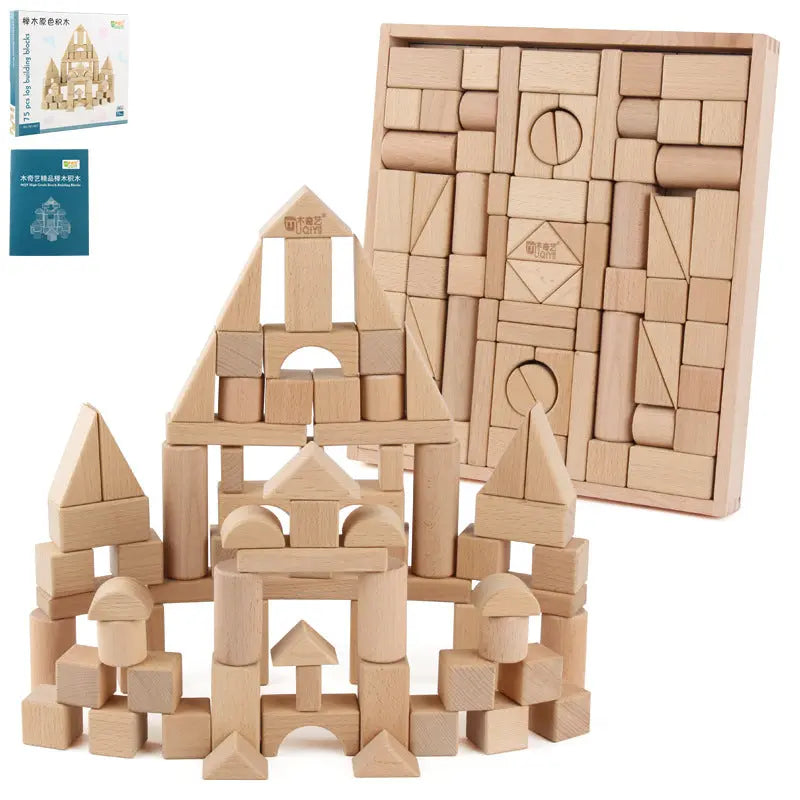 Push and build children's educational toys Bells toys