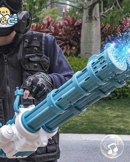 Super Big Double-Tube Bubble Gun Machine Outdoor Blowing Soap Bubble Maker Toy Automatic Water Toy For Children Birthday Party beldemo5-toys2