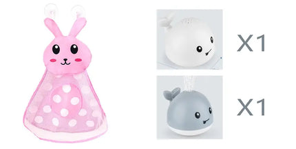 New Baby Bathroom Bath Electric Induction Whale Spray Small Toy beldemo5-toys2