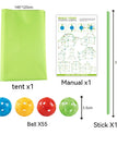 100sticks 55balls tent