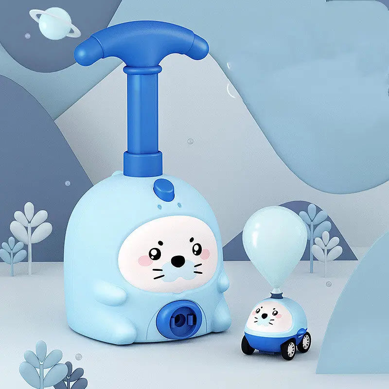Balloon Car Toys For Babies 2 To 4 6 Years Kids Educational Air Power Balloon Car Launch Tower Montessori Toy For Children Gift beldemo5-toys2