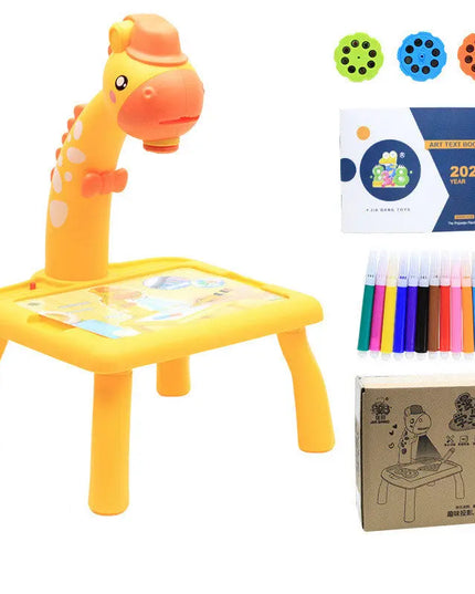 Children LED Projector Art Drawing Table Toys Painting Board Desk beldemo5-toys2