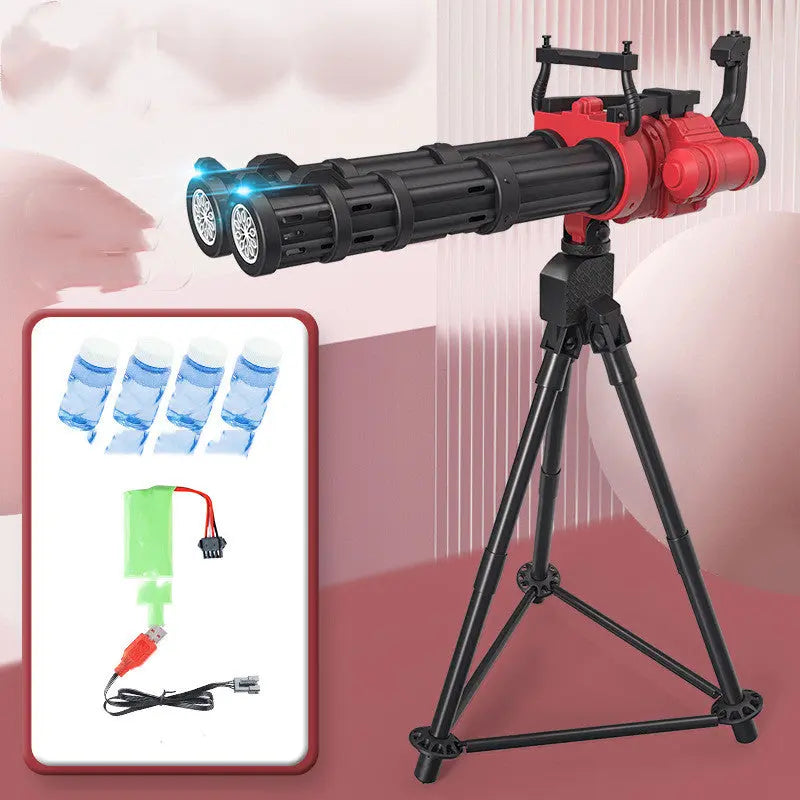 Super Big Double-Tube Bubble Gun Machine Outdoor Blowing Soap Bubble Maker Toy Automatic Water Toy For Children Birthday Party beldemo5-toys2