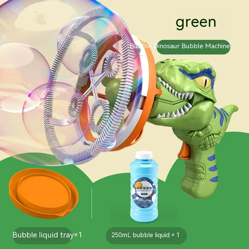 Fan Dinosaur Bubble Machine Bubble Blowing Toy Children's Handheld Bubble Machine New Cartoon Blowing Bubble Gun Toy Gift beldemo5-toys2