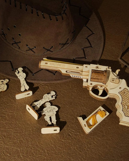 ROKR Wooden Puzzle Gun Toys Model DIY 3D Building Kits For Gifts beldemo5-toys2