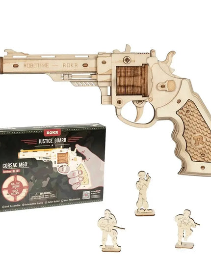 Robotime Gun Blocks Model Buliding Kit Toys Gift For Children Kids Boys Birthday Gift beldemo5-toys2