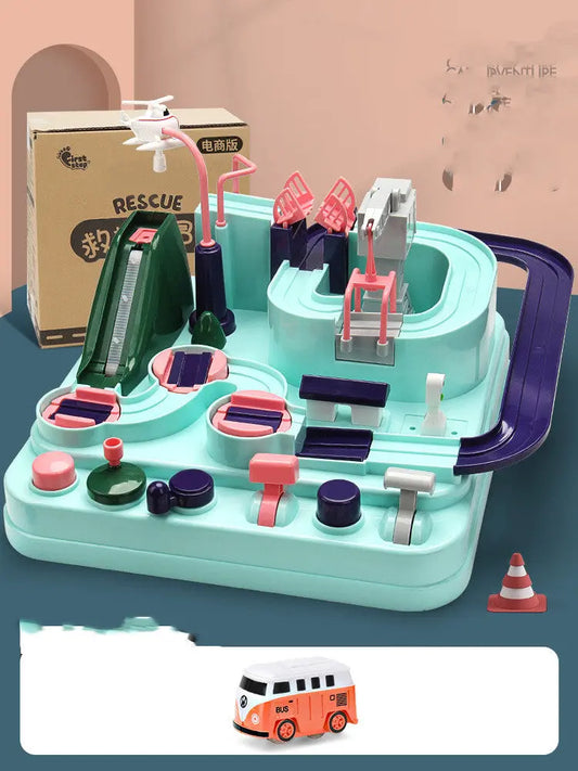 Car Adventure Adventure Toys Children Toy Girls Car Park 3 Train 4 Car Track Kids Toy beldemo5-toys2