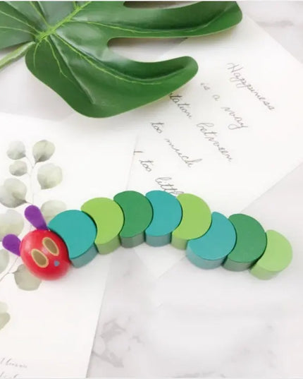 Wooden Toys Worm Hunger Educational Toys Bells toys