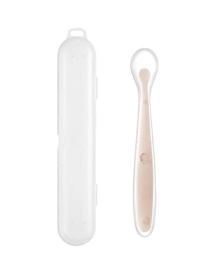 Baby Food Supplement Silicone Spoon Bells toys