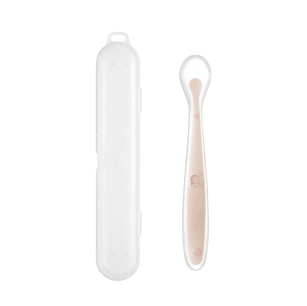 Baby Food Supplement Silicone Spoon Bells toys