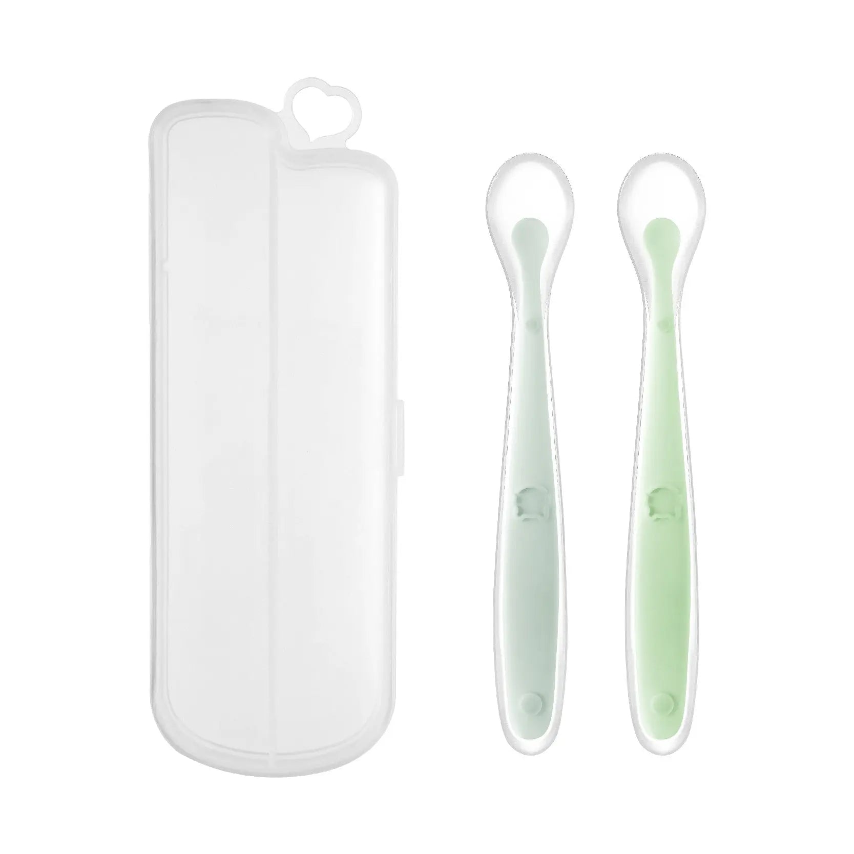 Baby Food Supplement Silicone Spoon Bells toys