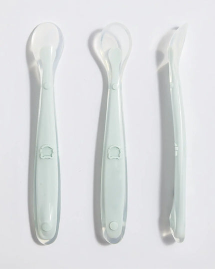 Baby Food Supplement Silicone Spoon Bells toys